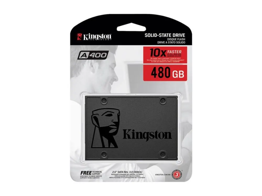 Disco Sólido SSD 480GB Kingston A400
