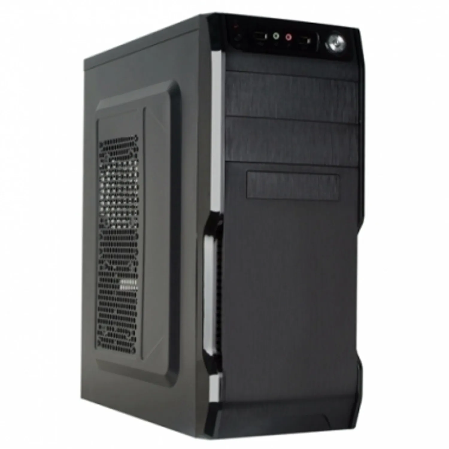 Gabinete CROMAX 2801 Kit T M P Negro Mid Tower C/Fuente 600W Standar