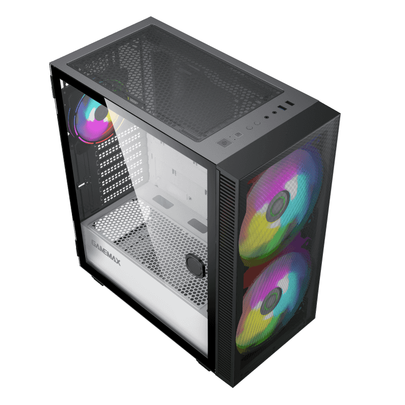 Gabinete Gamemax Aero ATX 3 Fan ARGB - Imagen 2