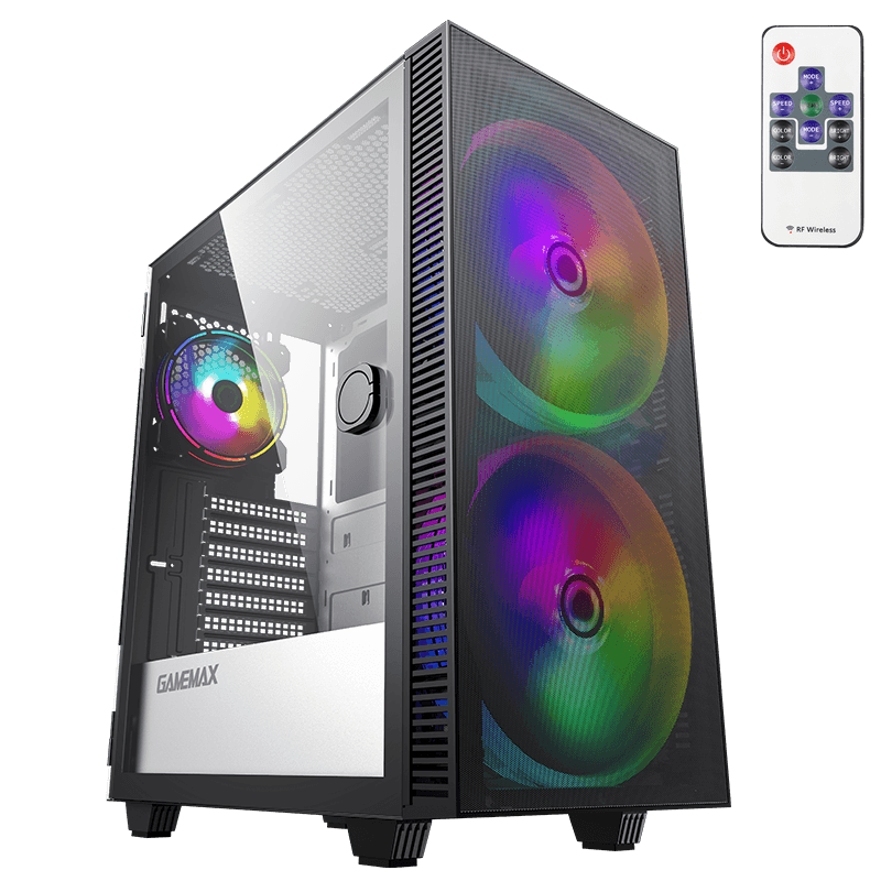 Gabinete Gamemax Aero ATX 3 Fan ARGB