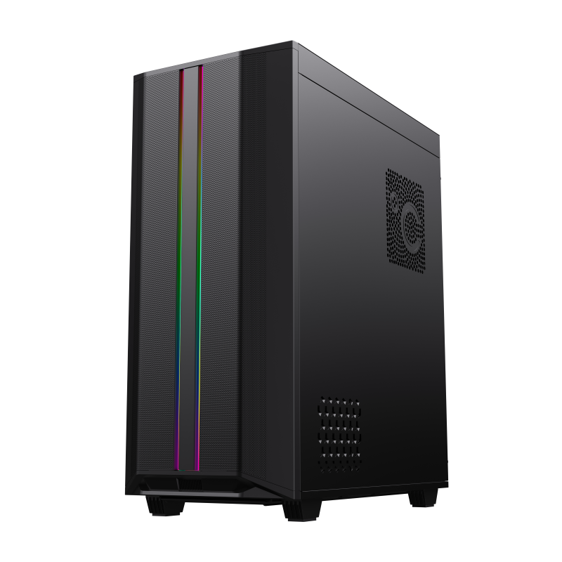 Gabinete Gamemax Precision 2 Black 1 Fan ARGB ATX - Imagen 7